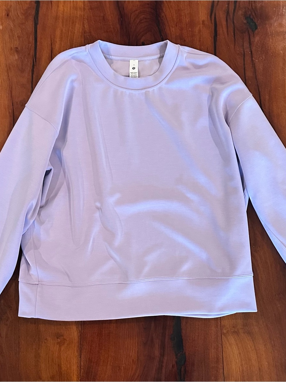 Lululemon lavender crewneck pullover sweatshirt size 6